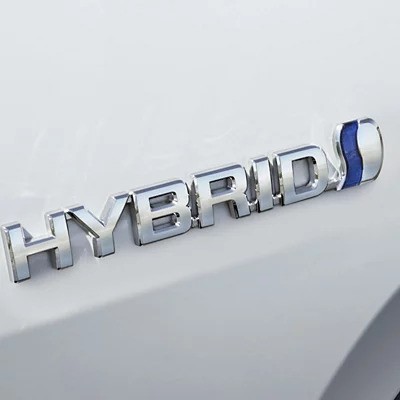 hybrid лого на бял фон